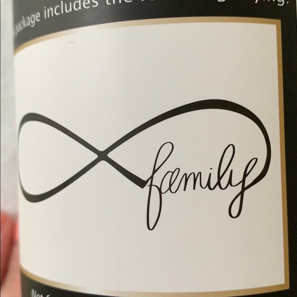 Infinity Family Vinyl Decal 25 x 9 Teresa Collins - Picture 2 of 5